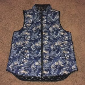 G. H. Bass & Co. Quilted Reversible Flower Vest